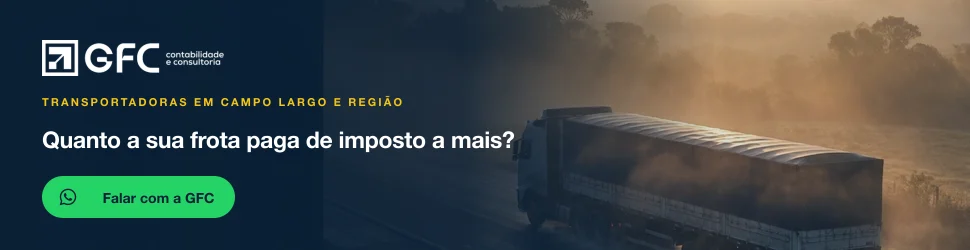 Quanto a sua frota paga de imposto a mais? Falar com a GFC pelo WhatsApp